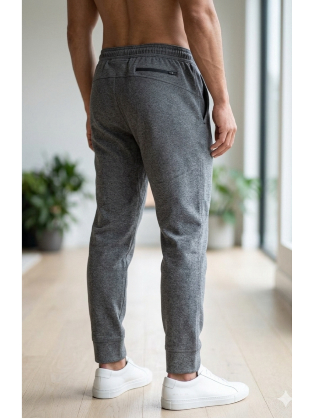 Zella Men's Heather Gray Athletic Jogger Sweatpants Pockets Size XL 2113